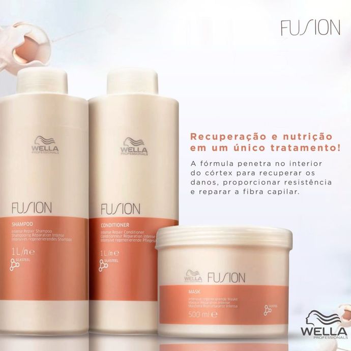 Kit Wella Professionals Fusion Salon Trio (3 Produtos)