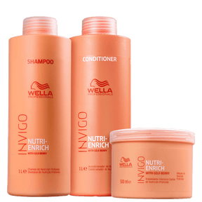 Kit Wella Professionals Invigo Nutri-Enrich Salon Trio (3 Produtos)